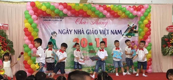 CHÀO MỪNG NGÀY NHÀ GIÁO VIỆT NAM 20/11- LỚP CHỒI 1